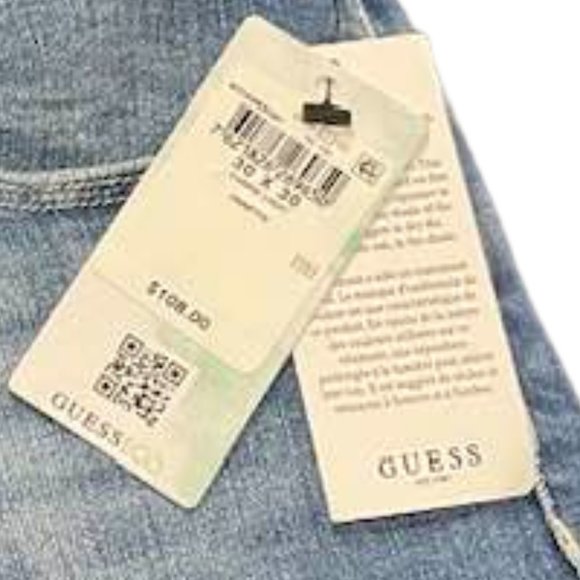 Guess Reborn Denim Jeans ~ Skinny Mid Annette ~ NWT ~ Women - size 30x30 - Picture 15 of 16